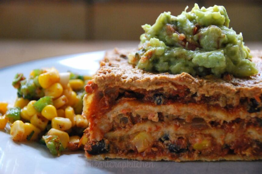 Chili Tortilla Lasagne [Vegan]
