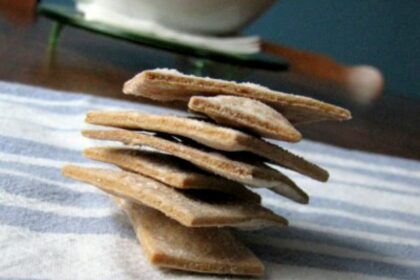Homemade Wheat Thins [Vegan]