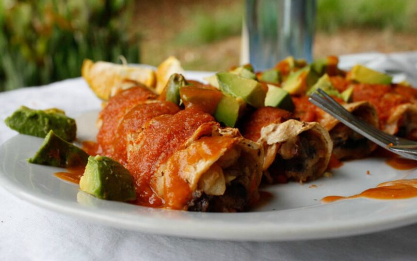 Yam Enchiladas