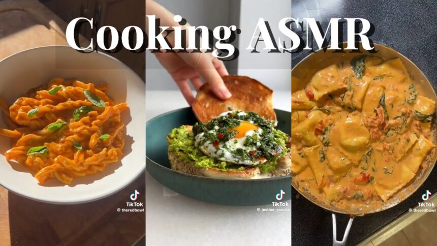 Cooking *ASMR* TikTok compilation #cooking #asmr #tiktokcompilation #satisfyingvideo