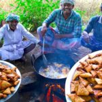 SAMOSA | Street Samosa Recipe | Healthy South Indian Potato Onion Crispy Samosa Cooking In Village