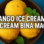 **"Homemade Mango Ice Cream Recipe | No Machine, No Eggs, Creamy & Delicious |