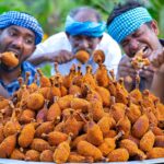 FRIED CHICKEN DRUMSTICK | Chicken Fry Recipe with Mashed Potato | Chicken Recipe Cooking In Village