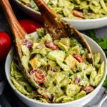 Cilantro Ranch Pasta Salad - The Stay At Home Chef