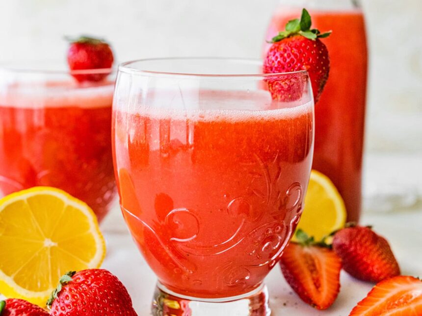 Easy Strawberry Juice