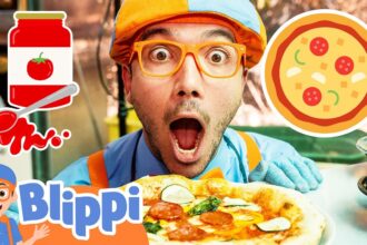 Blippi Makes a Yummy Pizza! Educational Videos for Kids