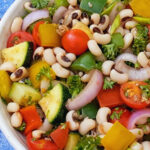 Black Eyed Peas Salad with Lemon Balsamic Dressing Recipe