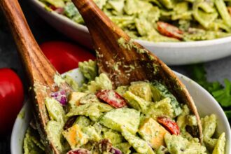 Cilantro Ranch Pasta Salad - The Stay At Home Chef