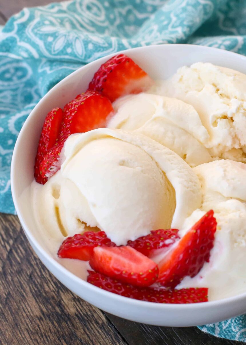 The Best (and Easiest) Homemade Ice Cream