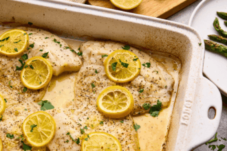 Easy Lemon Garlic Baked Tilapia