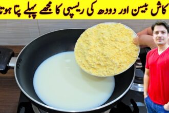 Put Besan Into Milk And See The Results Recipe By ijaz Ansari | Yummy And Tasty Recipe |