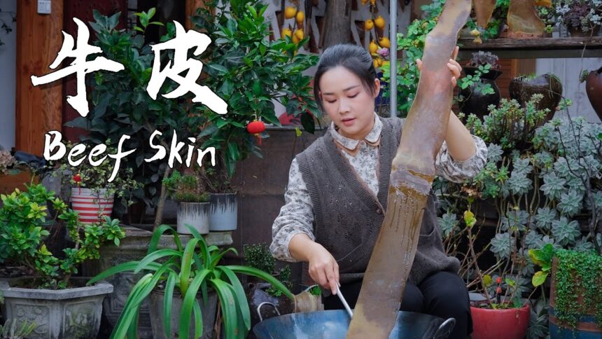 In Yunnan, how many dishes can be made from a single beef skin?【滇西小哥】