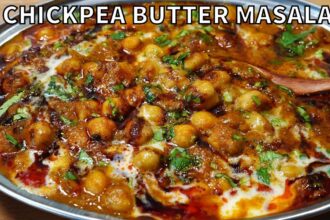RESTAURANT STYLE CHICKPEA BUTTER MASALA (EASY TO MAKE) | Chole Butter Masala