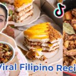 I Tried Viral Filipino TikTok Recipes🇵🇭 *OMG*