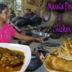 Masala Dosa ! Dosa chutney and chicken curry for masala dosa.I made it.     village kitchen recipe