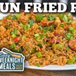 Easy Cajun Fried Rice on the Blackstone Griddle