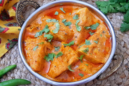 No Onion, No Garlic, Nut Free Jackfruit Masala