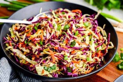 Spicy Sesame Coleslaw
