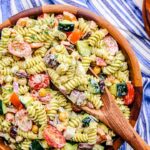 Whipped Feta Greek Pasta Salad