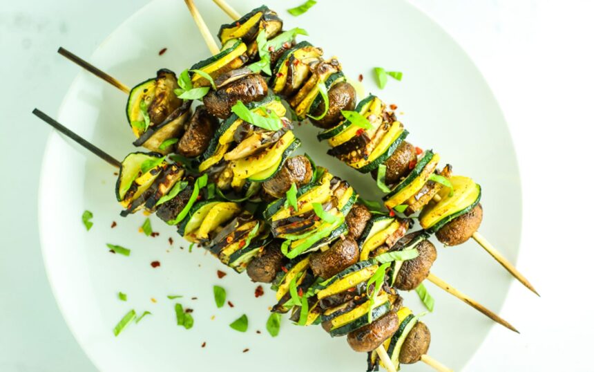 Grilled Ratatouille Kebabs [Vegan, Gluten-Free] – One Green Planet