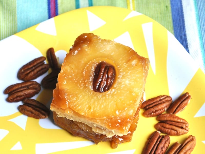 Pineapple Upside Down Vegan Cake