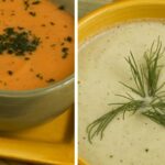 Chilled Cucumber Dill and Creamy Carrot Bisque [Vegan] – One Green Planet