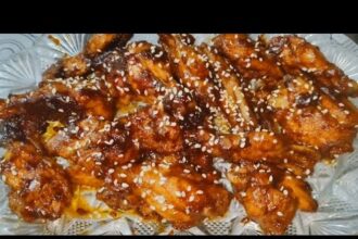 Delicious Korean wings recipe! Spicy wing recipe,! Wing recipe! S Food Recipes Adventure