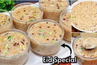 Eid Special Caramel Sheer Khurma Recipe | Eid Recipe | How to Make Sheer Khurma | Ramzan Special