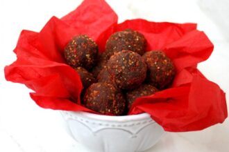 Goji Berry and Hazelnut Cacao Truffles