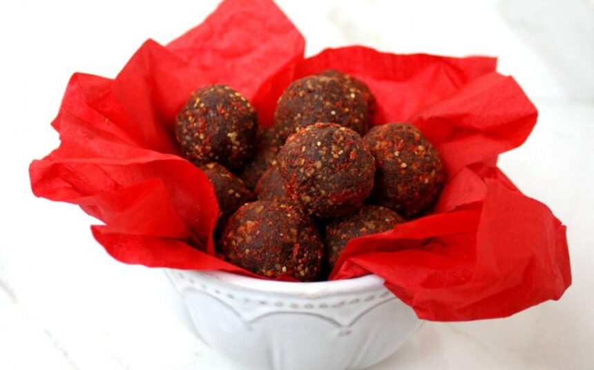 Goji Berry and Hazelnut Cacao Truffles