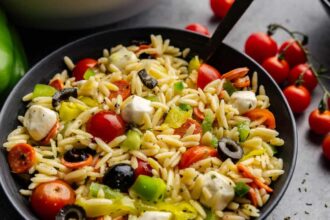 Italian Orzo Pasta Salad