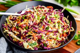 Spicy Sesame Coleslaw