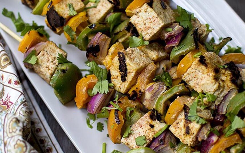 Grilled Tofu Tikka Kebabs [Vegan, Gluten-Free] – One Green Planet
