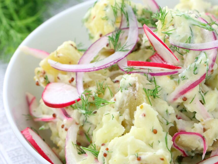 Creamy Refreshing Dill Potato Salad [Vegan] – One Green Planet