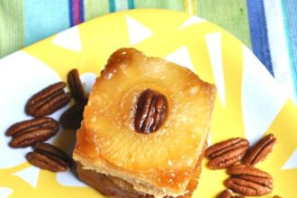Pineapple Upside Down Vegan Cake