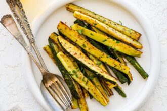 Easy Oven Roasted Zucchini