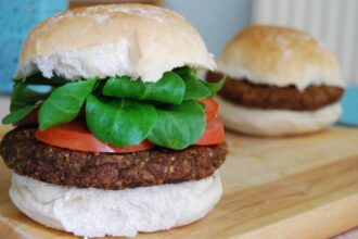 Smokey and Spicy Black Bean Burger