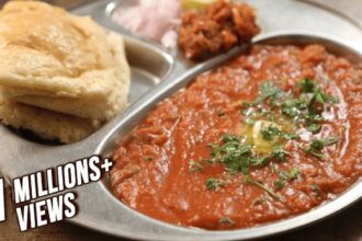 How To Make Pav Bhaji Recipe | Street Food | The Bombay Chef - Varun Inamdar
