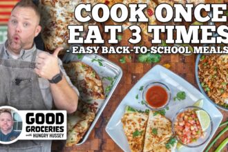 3 Easy Back to School Meals on the Blackstone Griddle