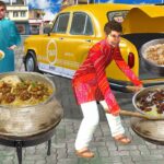 Yellow Taxi Wala Mutton Biryani Famous Biryani Street Food Hindi Kahani Moral Stories Comedy Video