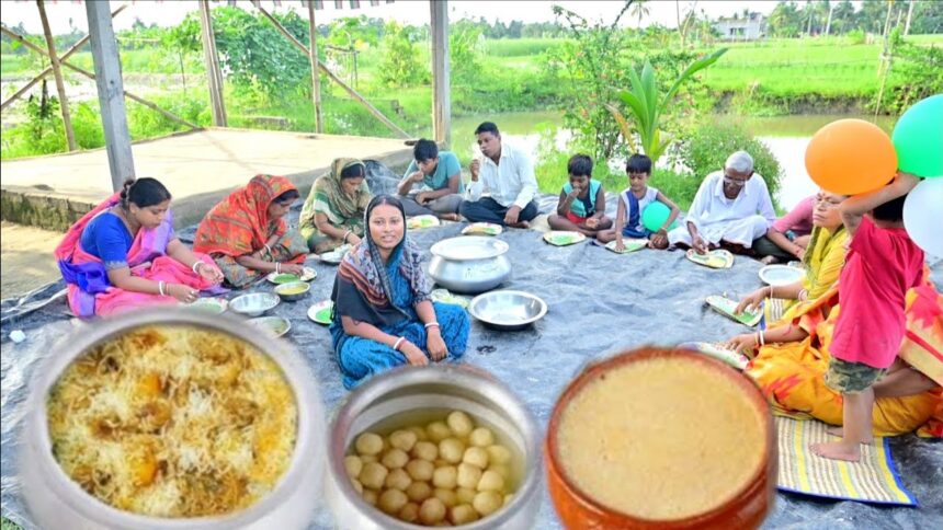 আজ পপি কিচেনের জন্মদিন উপলক্ষে মটন বিরিয়ানি রান্না সাথে দই মিষ্টি আর জমজমাট খাওয়া দাওয়া
