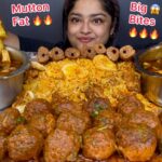 SPICY PRESSURE COOKER MUTTON FAT WITH MUTTON CURRY, CHICKEN AND EGG BIRYANI WITH CHICKEN KOFTA CURRY