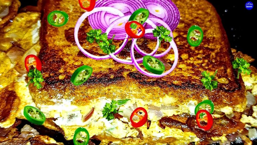 एग रेसिपी घर पर बनाएं । Bread Egg Recipe । Egg Recipe । cooking videos । village cooking aru