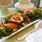 Kale Salad With Grilled Eggplant, White Beans and Fresh Figs [Vegan] – One Green Planet