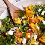 Summer Peach Farro Salad