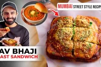 Pav Bhaji Toast Sandwich | Mumbai Street Style Recipe |  पाव भाजी टोस्ट सैंडविच | Chef Sanjyot Keer
