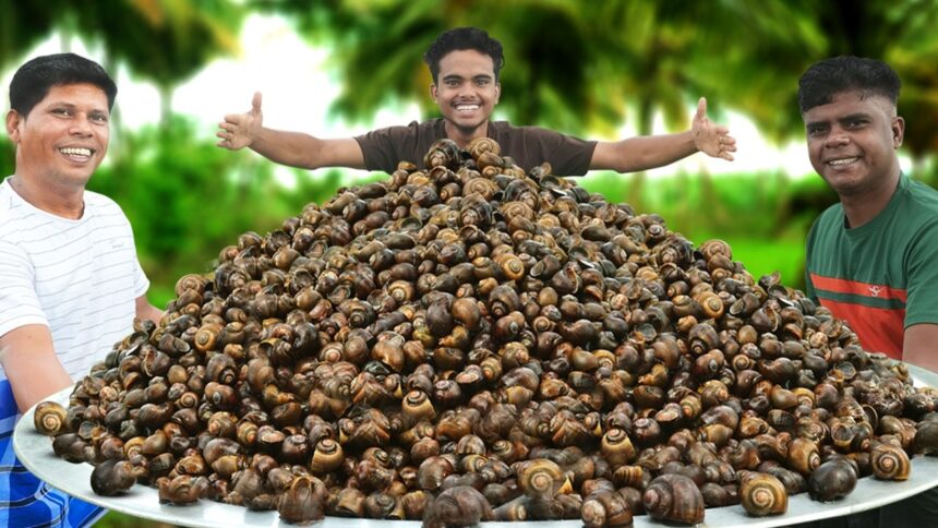 SNAIL GRAVY | NATHAI KULAMBU | Snail Recipe Cooking In Village | Healthy Food