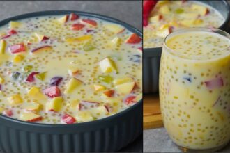 Sago Summer Drink Recipe | Ramadan Special | Sago Custard Fruits Drink Recipe | Summer Iftar Drink
