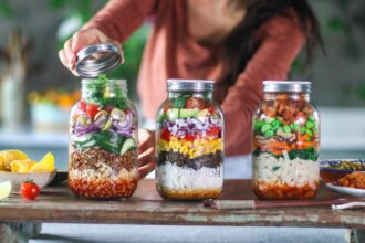 Meals in a jar » vegan meal prep