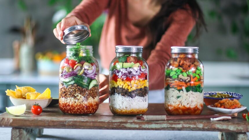 Meals in a jar » vegan meal prep